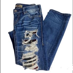 1921 WESTERN GLOVE WORKS CROP JEANS